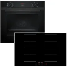 Siemens PKM Induktionskochfeld + Backofen 71 L 3D Heißluft Flexzonen