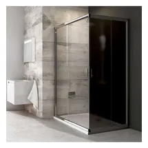 Ravak Blix Duschkabine mit Schiebetür 120 x 190 cm grau durchsichtiges Glas 1XVG0C00Z1