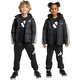adidas Essentials 3 Stripes Padded Jacke Black/White 116