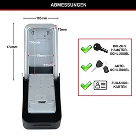 Master Lock 5426EURD Schlüsseltresor silber Zahlenschloss