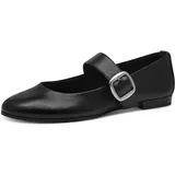 TAMARIS Ballerina Damen, Elegant schwarz,EU 39