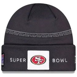 NEW ERA SF 49ers Super Bowl LVIII Cuff Knit Beanie - dunkelgrau - STK