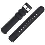 Victorinox Uhrenarmband 13mm Kunststoff Schwarz 2344 schwarz