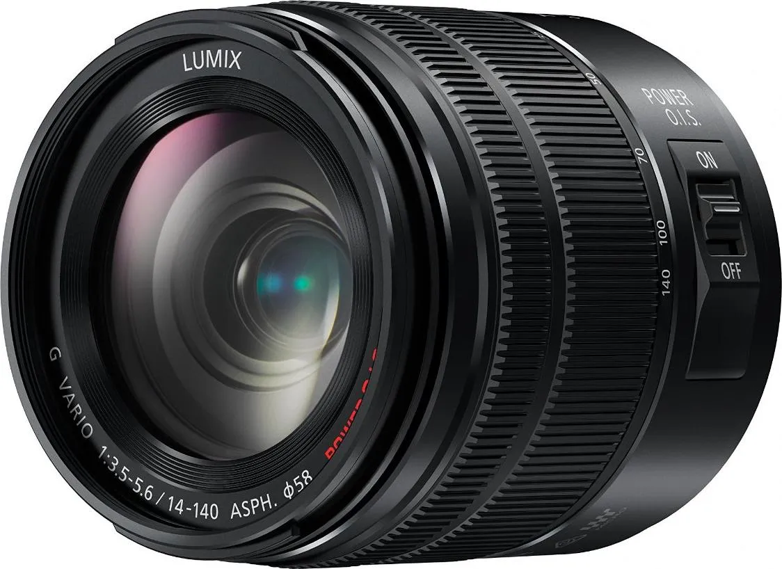 Panasonic Lumix G 14-140mm f/3.5-5.6 II (Micro Four Thirds, Micro Four Thirds), Objektiv, Schwarz