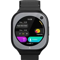 XPLORA X6Pro mit eSIM Kinder Smartwatch Silikon, 60.36-112.96 mm, Schwarz