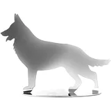 Fink "FALCO", weiß, neutral, B:19cm H:14cm T:5cm, Dekofiguren