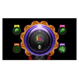 Dyson V15 Detect Fluffy Blau/Nickel