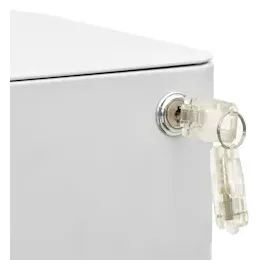 vidaXL Aktenschrank 30x45x59 cm grau