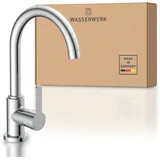 wasserwerk »WK 5, Wasserhahn, Küche, Einhebelmischer«, silberfarben