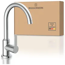 wasserwerk »WK 5, Wasserhahn, Küche, Einhebelmischer«, silberfarben