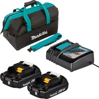 Makita Werkzeugakku + DC18RC Schnellladegerät 18 Volt in Tasche