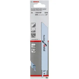 Bosch Säbelsägeblatt S 922 BF Flexible for Metal 2 Stück