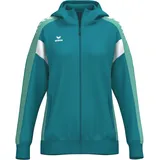 Erima CELEBRATE 125 Trainingsjacke mit Kapuze Damen Blau Ftahitianbluemint 38