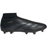 Adidas Predator League Laceless FG Core Black / Carbon / Gold Metallic 45 1/3