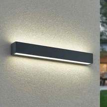 ARCCHIO Außenwandleuchte Aluminium 6,0 cm grau 2-flammig