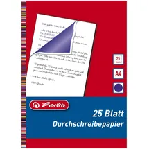 Herlitz Durchschreibepapier A4 25 g/m2 25 Blatt