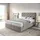 DeLife Boxspringbett Dream-Great Mikrofaser Beige 140x200 cm mit Matratze und Topper
