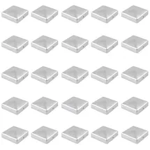 Baumarktplus 25x Pfostenkappe verzinkt 91 mm Pyramide Abdeckkappe Für Pfosten 9 x 9 cm