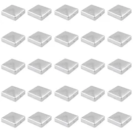 Baumarktplus 25x Pfostenkappe verzinkt 91 mm Pyramide Abdeckkappe Für Pfosten 9 x 9 cm