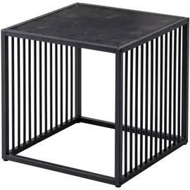 Riess-Ambiente Beistelltisch ARCHITECTURE - 40cm schwarz Marmor Metall