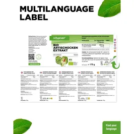 Vit4ever Bio Artischocken Extrakt Kapseln 240 St.