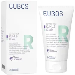 EUBOS KÜHL & KLAR Anti-Rötung Reinigungsmilch 150 ml Milch
