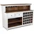 DESIGN DELIGHTS Barschrank 150 x 110 x 55 cm Weiß