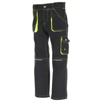 Planam Arbeitshose 6110, Kinder Bundhose Junior, anthrazit-gelb, 98/104