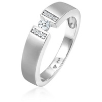 Elli DIAMONDS Verlobungsring Diamant (0.14 ct.) 585 Weißgold Ringe Damen