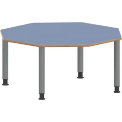 Tisch ZALOTTI mit Linoleum-Belag