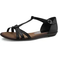 Tamaris Damen Klassische Ballerinas, Frauen Flats,Comfort Lining,TOUCHit-Fußbett,Slip-ons,klassisch elegant,Ballerinen,Black,37 EU - 37 EU