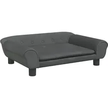 vidaXL Kindersofa vidaXL 70 x 45 x 26 cm Kiefer dunkelgrau