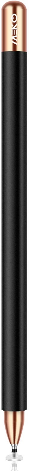 MEKO Eingabestift Disc Touch Pen, 2 in 1 Stylus Pen universal Touchstift 100% kompatibel mit Allen Tablets Touchscreen iPhone iPad Surface Huawei usw, magnetische Kappe (schwarz)