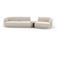Micadoni Sofa Miley, modular 3-Sitzer beige