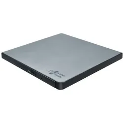 HL Data Storage Slim Portable externer DVD-Brenner silber
