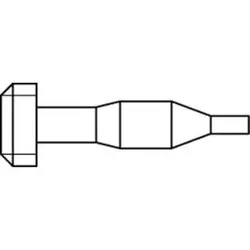 Einbauzubehör R 88334 Spindel/Vorspannpatrone M12x 1,5 Stahl 1 Stück AMECOIL