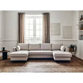 best mobilier Anna, Ecksofa 7 Sitz(e) Beige