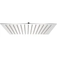vidaXL Regenbrause Edelstahl 30x30 cm Quadratisch
