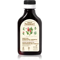 Green Pharmacy Red Peppers Burdock Oil Klettenöl zur Stimulation des Haarwachstums 100 ml