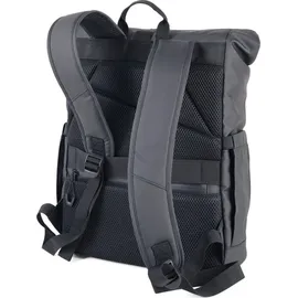 Troika Roll Top Rucksack TROIKA BLACK ROLL TOP