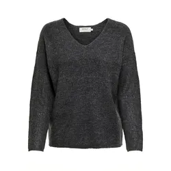 Only Damen Pullover Strickpullover ONLCAMILLA Grau 15204588 M