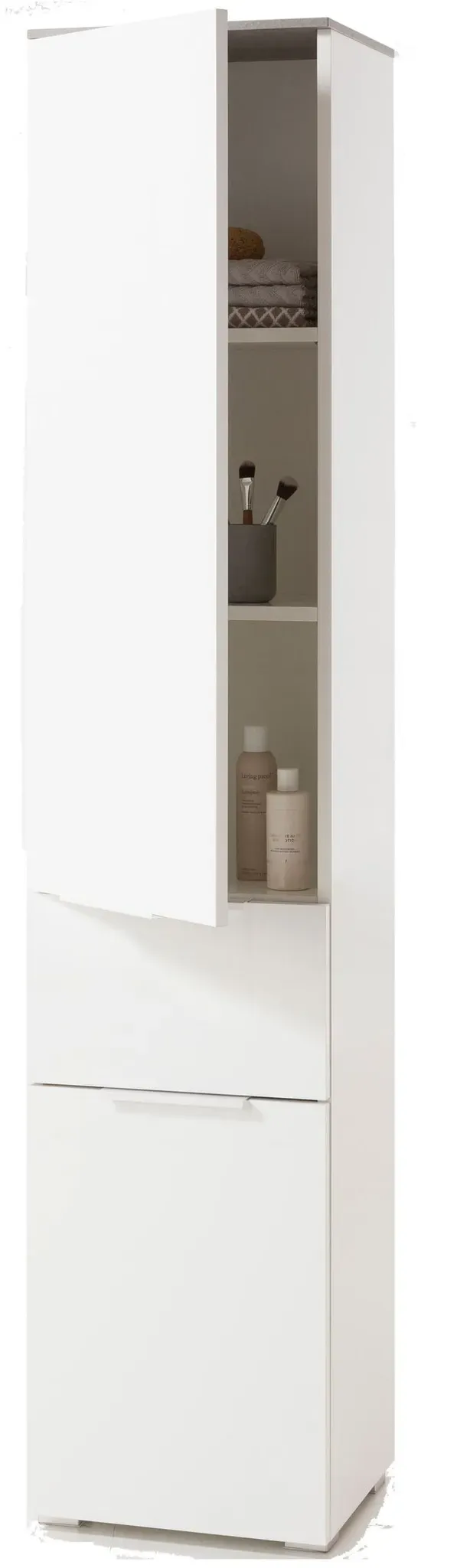 Composad Hochschrank Galaverna Dekor Weiß