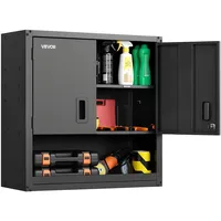 Vevor Hängeschrank Stahl 762 x 305 x 762 mm schwarz abschließbar