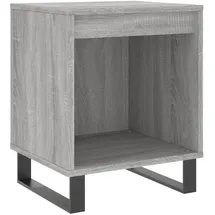 vidaXL Nachtschrank 2 Stk. 40 x 35 x 50 cm Grau