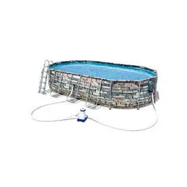 BESTWAY Comfort Jet Framepool Set 610 x 366 x 122 cm inkl. Filterpumpe