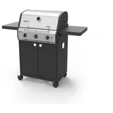 Gasgrill Chicago Next 3 Edelstahl emaillierter Gussro