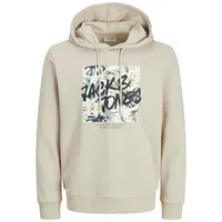 JACK & JONES Hawaii Shape Kapuzenpullover - Moonbeam -