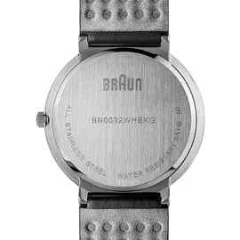 Braun Classic BN0032 Leder 40 mm BN0032WHBKG