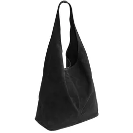 CASPAR Modell No.767 Shopper Wildleder Black