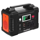Tragbare Powerstation - Solargenerator 200W 151Wh - 40800mAh Powerbank - 220V AC Steckdose, 2 DC, 3 USB - Für Camping Wohnmobil - 200W 151Wh
